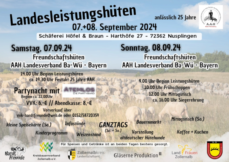25 Jahre A•A•H Baden-Württemberg | Festprogramm